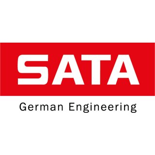 SATA Doppelmembran-Pumpe 1:1 beschichtete Ausführung Materialanschluss M 25 x 1,5 Außengewinde Lufteingang 1/4" (Außengewinde) Erdungskabel