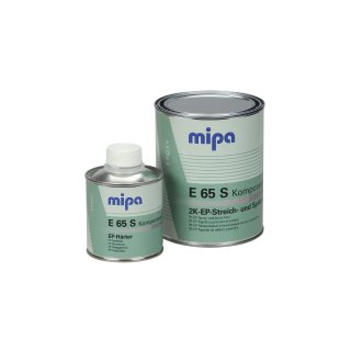 Mipa E65S 1,5kg-Set 2K-EP-Streich- und Spritzfüller grau inkl. Härter
