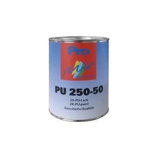 Mipa PU 250-50 2K-PU-Lack halbglänzend RAL 7000 Fehgrau (1 kg)