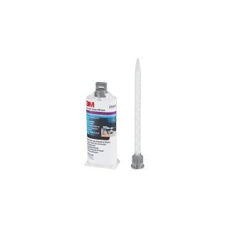 3M 05901 Kunststoffreparaturmaterial Doppelkartuschenset Reparaturmasse für flexible Teile (48,5ml + 2 Mischdüsen)