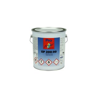 Mipa EP 200-90 2K-EP-Decklack glänzend RAL 9005 Tiefschwarz (5 kg) SONDERPOSTEN