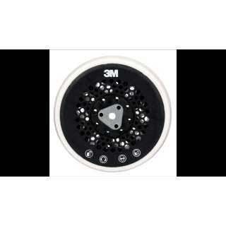 3M 30062 Hookit Multi-Connection Maschinenschleifteller, 150 mm, 53 Löcher (1 Stk)