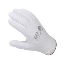 PU beschichtete Nylon-Handschuhe weiß, Gr. 7-10 (1...
