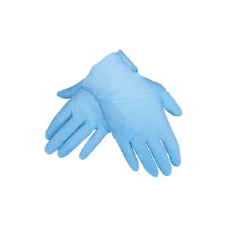MP Nitrilhandschuhe Blau oder Schwarz puderfrei Größen S, M, L oder XL (100 Stk)