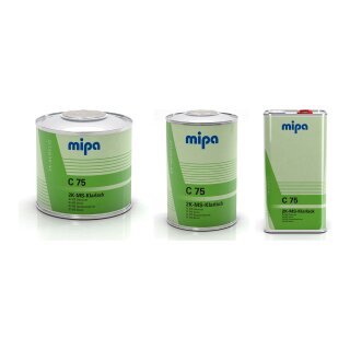 Mipa 2K-MS-Klarlack C 75 MS-Qualität in (0,5l, 1l...